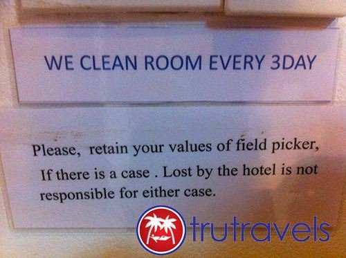 Thai-Cleaning-Sign-Funny-TruTravels