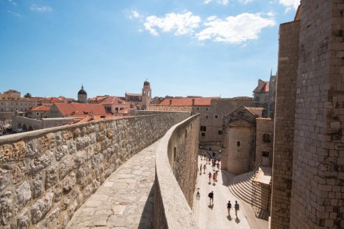 A photo of the historical, scenic and well-known town of Dubrovnik in Croatia