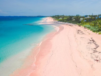 pink beach in indonesia hidden gem