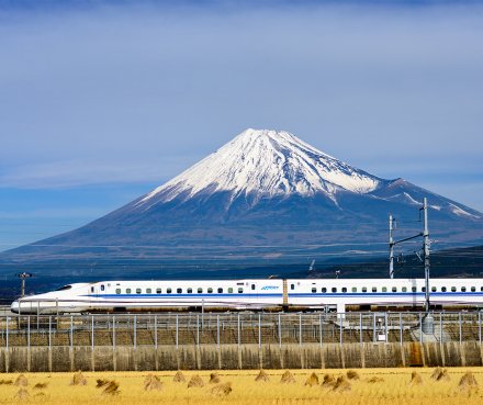 Day 4 - Osaka Japan - train mount fuji