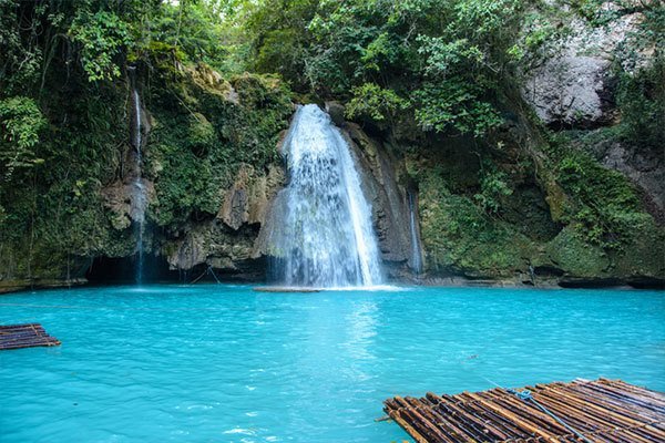 Philippines Island Hopping waterfalls